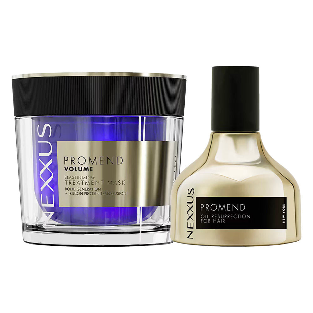 Nexxus Promend Volumizing Mask + Oil Resurrection Hair Serum Combo
(2pcs)