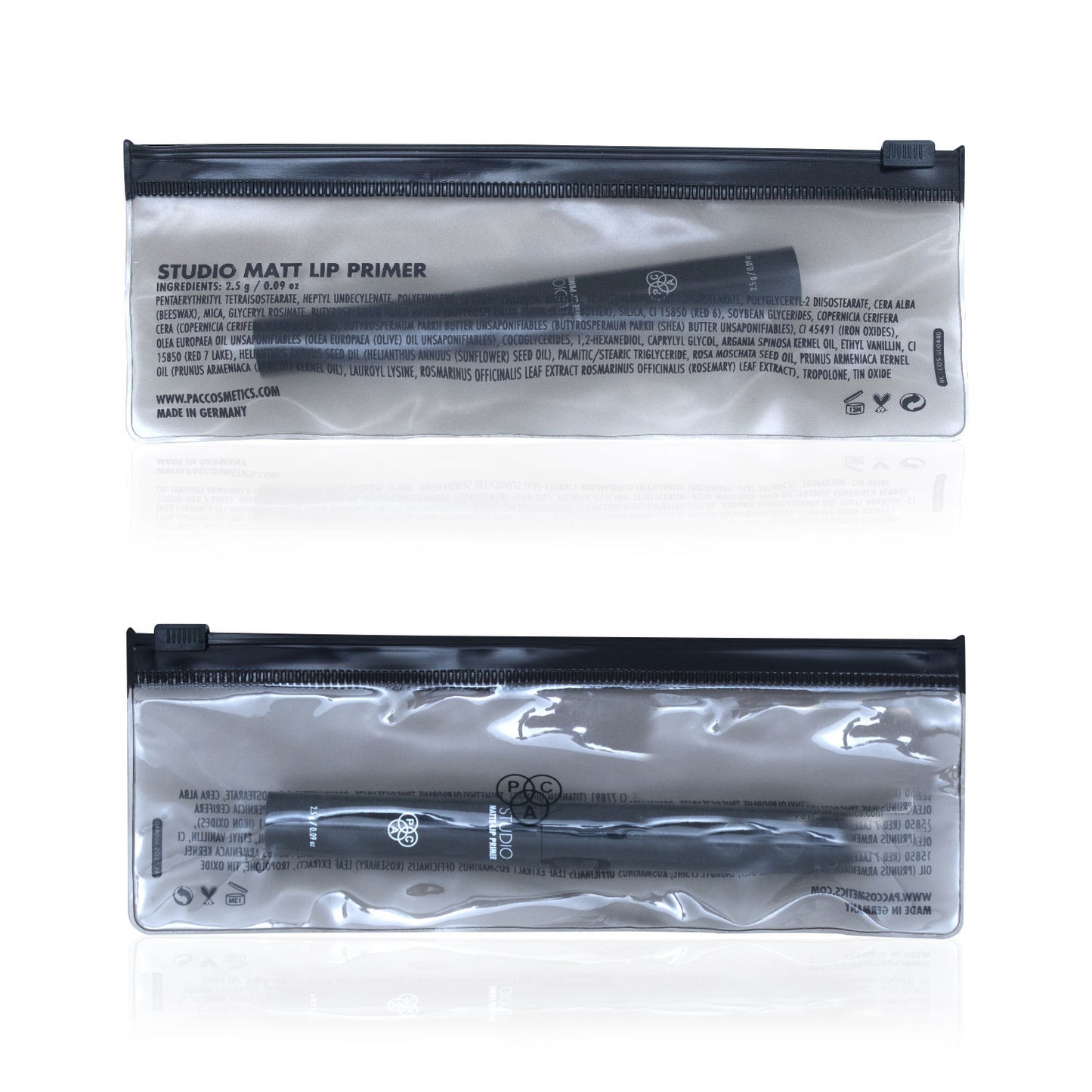PAC Studio Matte Lip Primer - Primes, Hydrates & Smoothens Chapped Lips, Locks Lip Color Transparent
(2.5g)