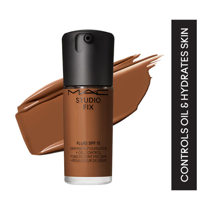 M.A.C Studio Fix Fluid SPF 15 Soft Matte Foundation With Hyaluronic Acid - NC41
(30ml)