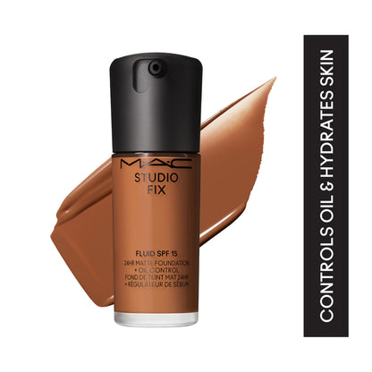 M.A.C Studio Fix Fluid SPF 15 Soft Matte Foundation With Hyaluronic Acid - NC41
(30ml)