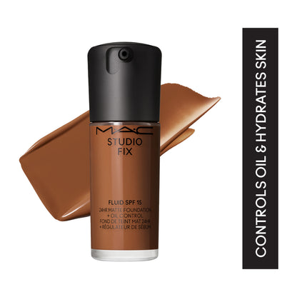M.A.C Studio Fix Fluid SPF 15 Soft Matte Foundation With Hyaluronic Acid - NC41
(30ml)