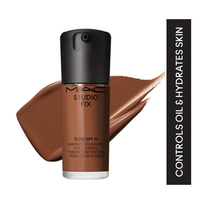 M.A.C Studio Fix Fluid SPF 15 Soft Matte Foundation With Hyaluronic Acid - NC41
(30ml)