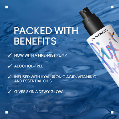 M.A.C Prep + Prime Fix+ Setting Spray - Magic Radiance (Makeup Fixer) With Hyaluronic Acid
(100ml)