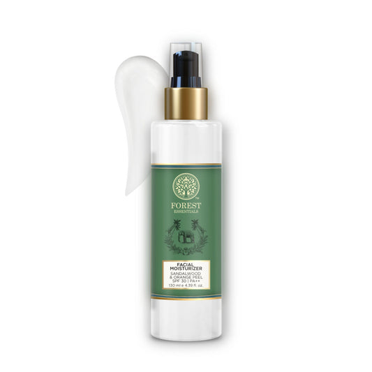 Forest Essentials Hydrating Facial Moisturiser with SPF 30 PA++ Sandalwood & Orange Peel
(130ml)