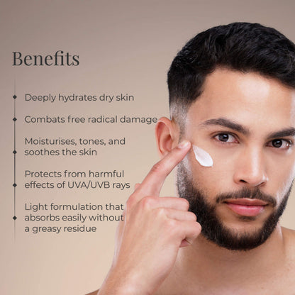 Forest Essentials Hydrating Facial Moisturiser with SPF 30 PA++ Sandalwood & Orange Peel
(130ml)