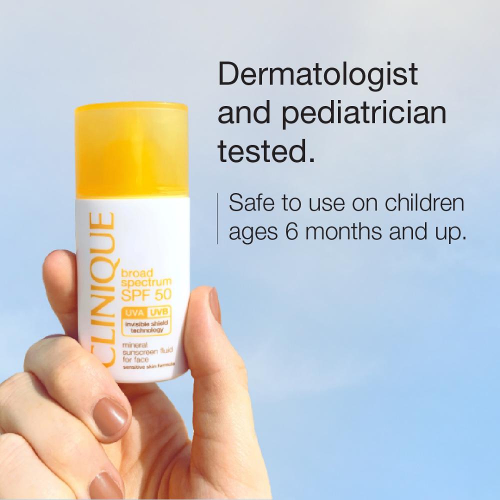 Clinique SPF 50 UVA/UVB Mineral Sunscreen Fluid For Face
(30ml)