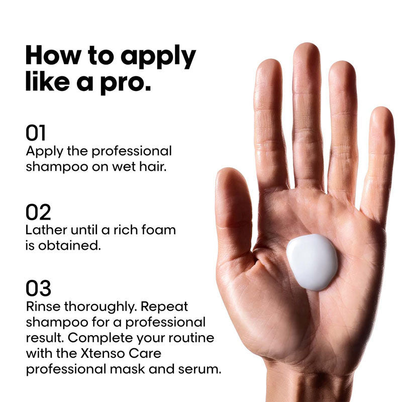 L'Oreal Professionnel Xtenso Care Sulfate-Free Shampoo, Frizz-Free & Shiny Hair With Pro-Keratin
(250ml)