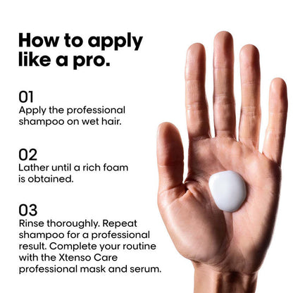 L'Oreal Professionnel Xtenso Care Sulfate-Free Shampoo, Frizz-Free & Shiny Hair With Pro-Keratin
(250ml)