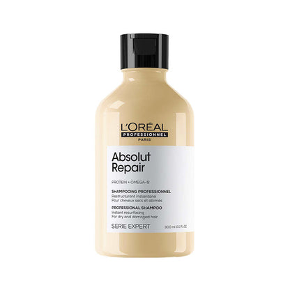 L'Oréal Professionnel Absolut Repair Shampoo For Dry and Damaged Hair With Protein & Omega-9
(300ml)