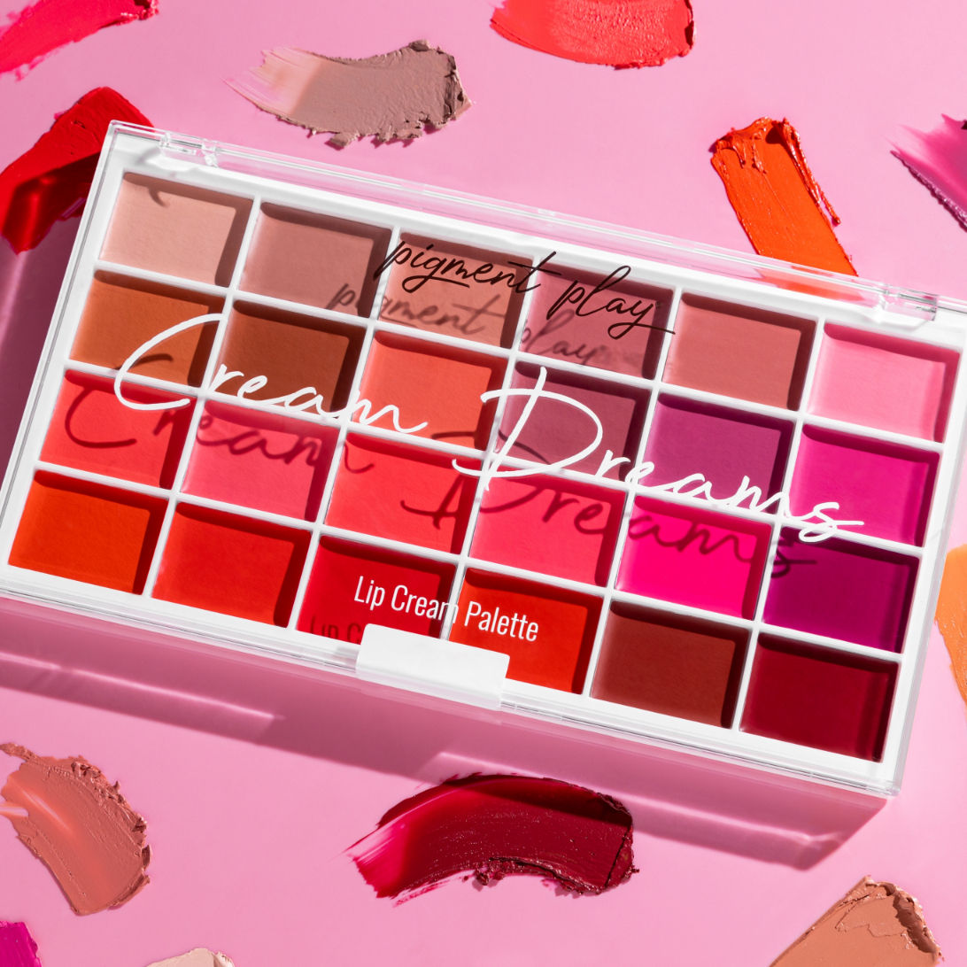 Pigment Play Lip Cream Palette- Cream Dreams
(24 g)