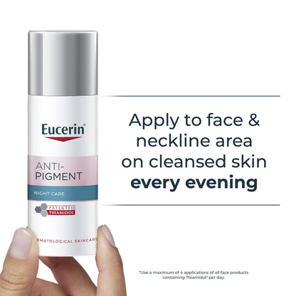Eucerin Anti-Pigment Night Cream With Thiamidol Reduces Dark Spots & Night Regeneration
(50ml)