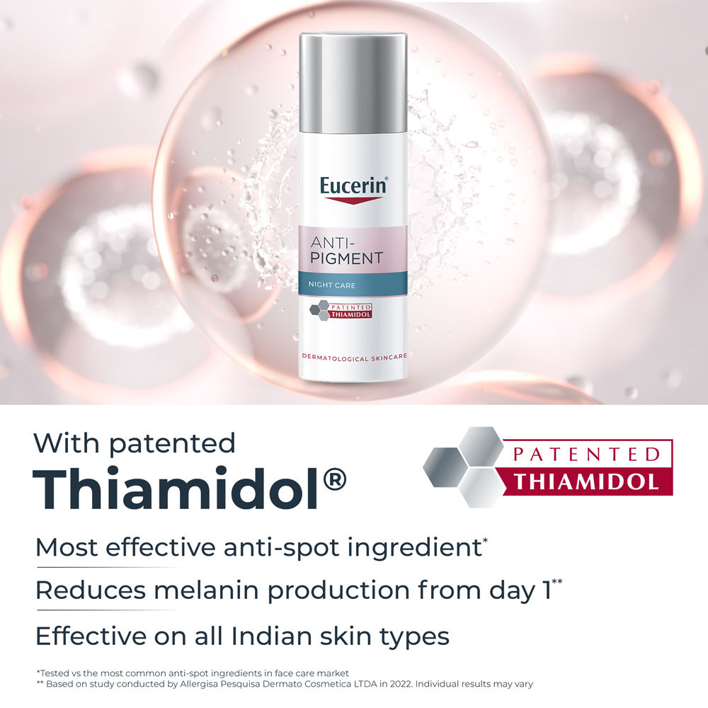Eucerin Anti-Pigment Night Cream With Thiamidol Reduces Dark Spots & Night Regeneration
(50ml)