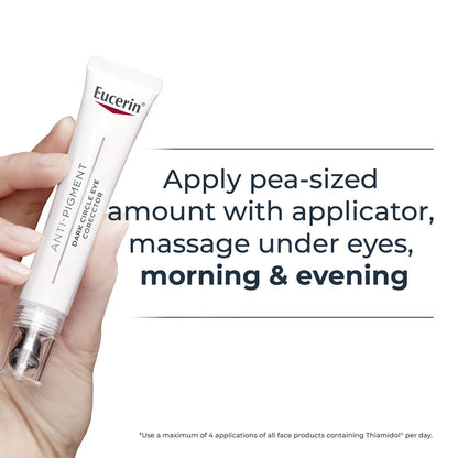 Eucerin Anti-Pigment Dark Circle Eye Corrector Serum With Thiamidol & Hyaluronic Acid For Bright Eye
(15ml)