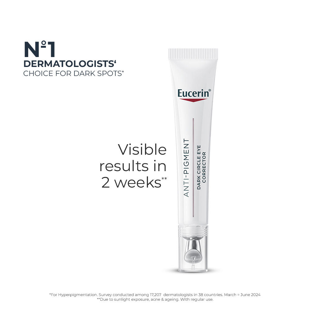 Eucerin Anti-Pigment Dark Circle Eye Corrector Serum With Thiamidol & Hyaluronic Acid For Bright Eye
(15ml)