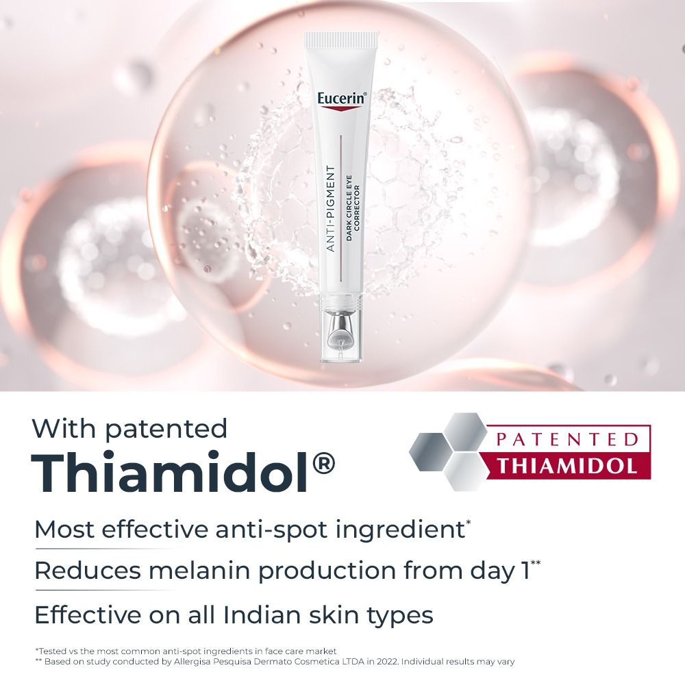 Eucerin Anti-Pigment Dark Circle Eye Corrector Serum With Thiamidol & Hyaluronic Acid For Bright Eye
(15ml)