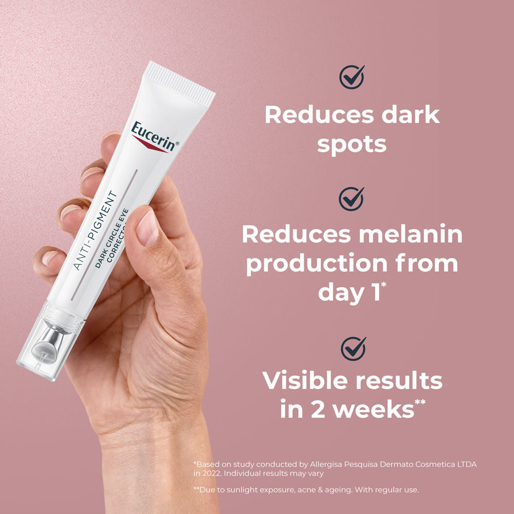 Eucerin Anti-Pigment Dark Circle Eye Corrector Serum With Thiamidol & Hyaluronic Acid For Bright Eye
(15ml)