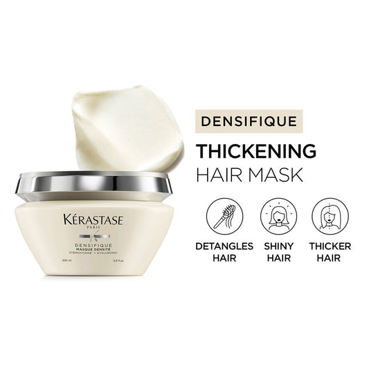 Kerastase Densifique Mask For Thinning Hair, With Hyaluronic Acid & Ceramides
(200ml)