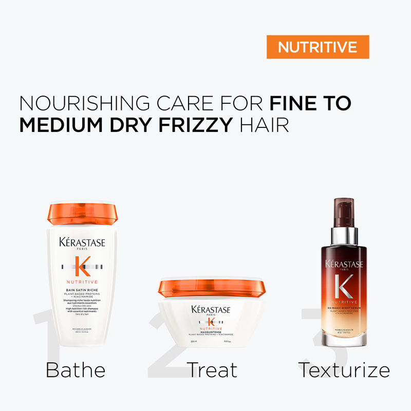 Kerastase Nutritive Masquintense Hair Mask, With Proteins & Niacinamide, Vegan
(200ml)