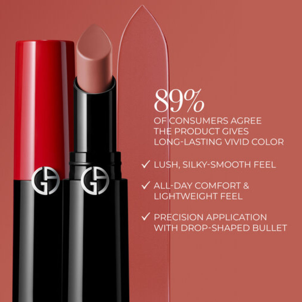 Armani Beauty Lip Power Longwear Satin Lipstick - 201 - Majestic
(3g)