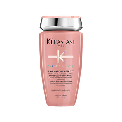 Kerastase Chroma Absolu Bain Respect Shampoo For Colour Treated Fine Hair, Sulphate-Free
(250ml)