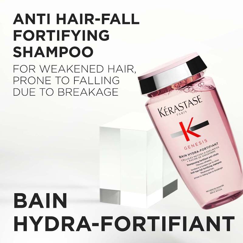 Kerastase Genesis Hydra-Fortifiant Anti-Hair Fall Shampoo For Normal To Oily Hair
(250ml)