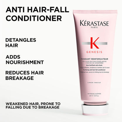 Kerastase Genesis Conditioner For Fine To Medium Hair, Adds Strength & Reduces Hair Fall & Breakage
(200ml)
