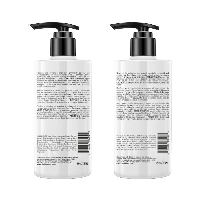 De Fabulous Reviver Shampoo + Conditioner
(2 PCs)