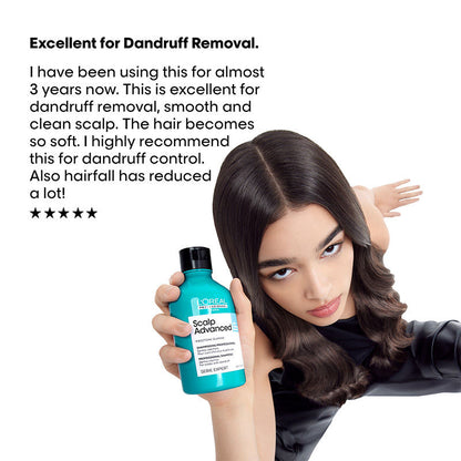 L'Oreal Professionnel Scalp Advanced Anti-Dandruff Dermo-Clarifier Shampoo + Metal Dx Hair Mask
(2pcs)