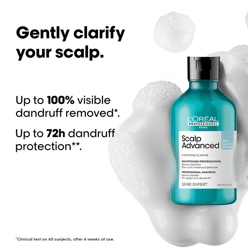 L'Oreal Professionnel Scalp Advanced Anti-Dandruff Dermo-Clarifier Shampoo + Metal Dx Hair Mask
(2pcs)