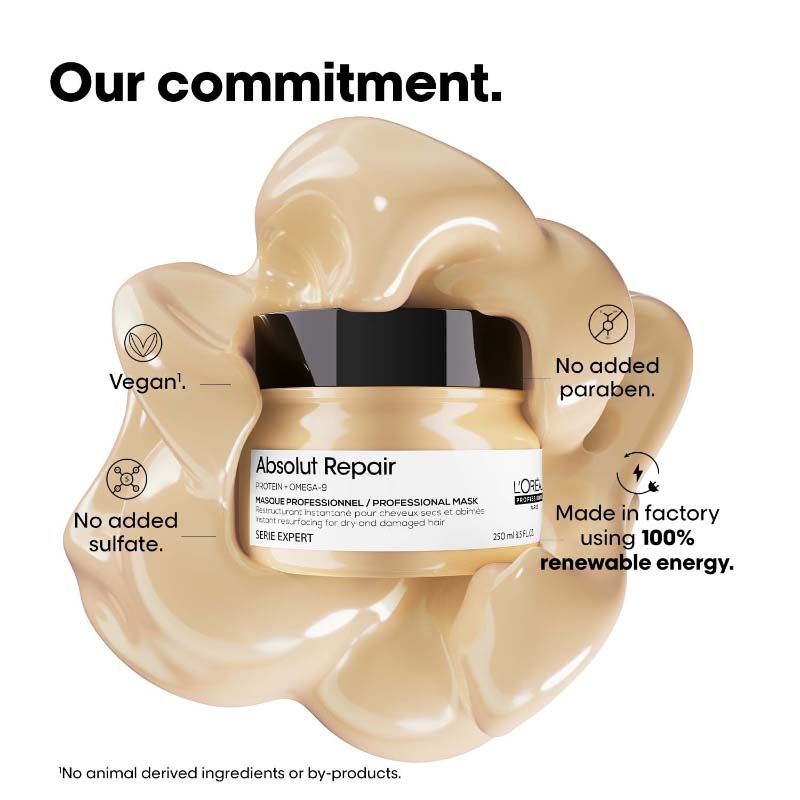 L'Oréal Professionnel Absolut Repair Shampoo & Hair Mask Combo, Serie Expert
