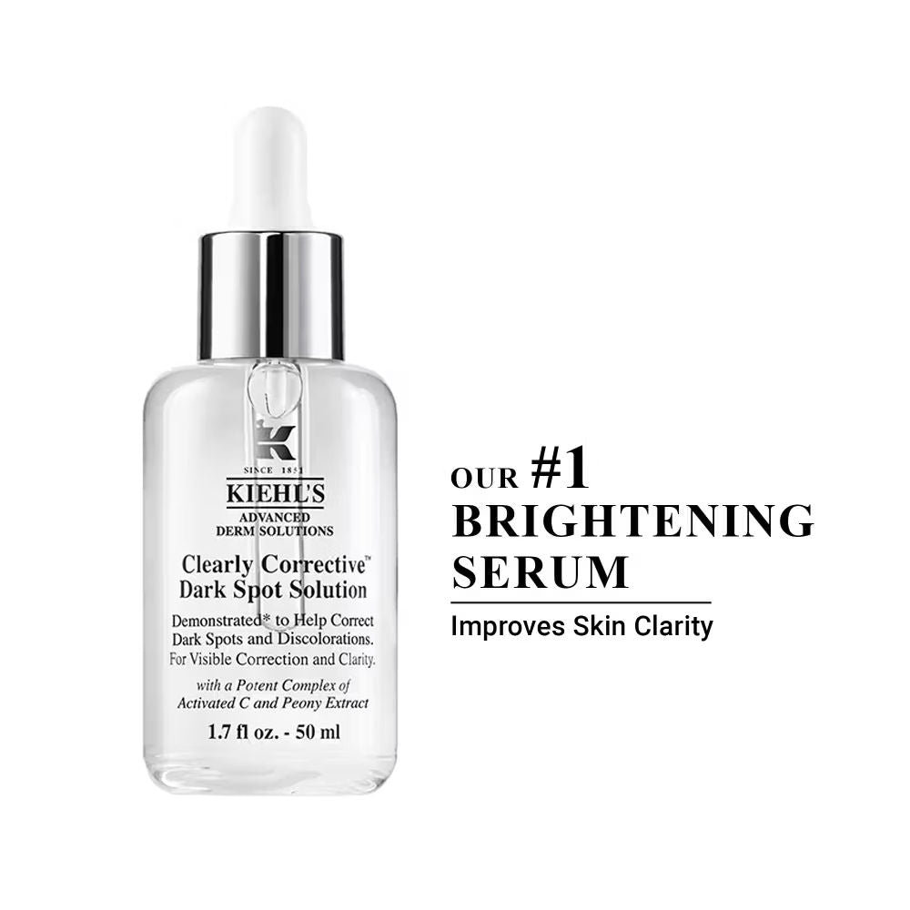 Kiehl's Clearly Corrective Dark Spot Solution With Activated C & Buffered Salicylic Acid
(50ml)