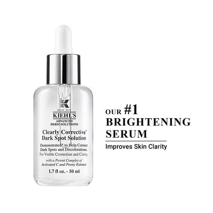 Kiehl's Clearly Corrective Dark Spot Solution With Activated C & Buffered Salicylic Acid
(50ml)
