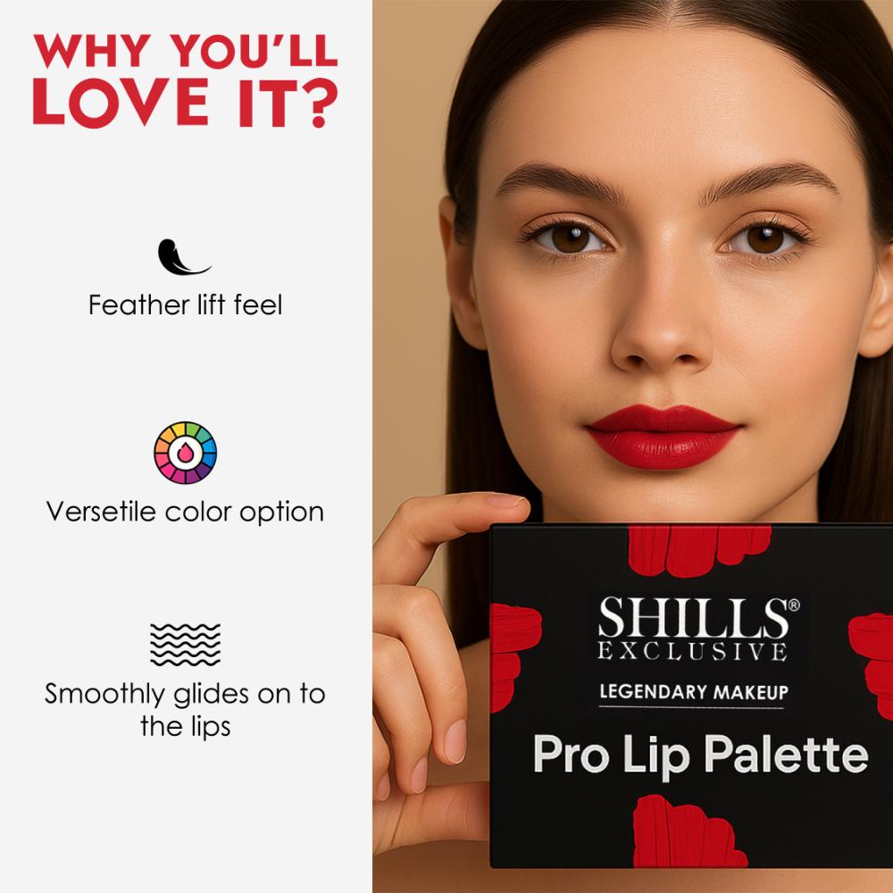 Shills Exclusive Pro Lip Palette
(25g)
