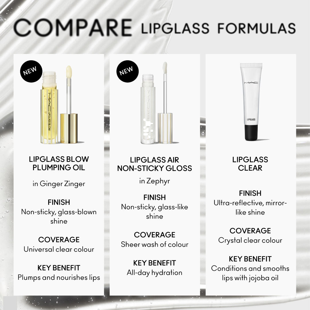 M.A.C Lipglass Blow Plumping Oil - Ginger Zinger
(5ml)
