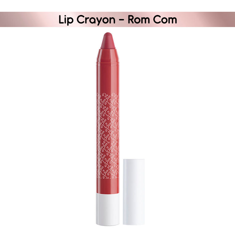 Kay Beauty Matteinee Matte Lip Crayon Lipstick Combo - Rom Com & Playback
(2 pcs)