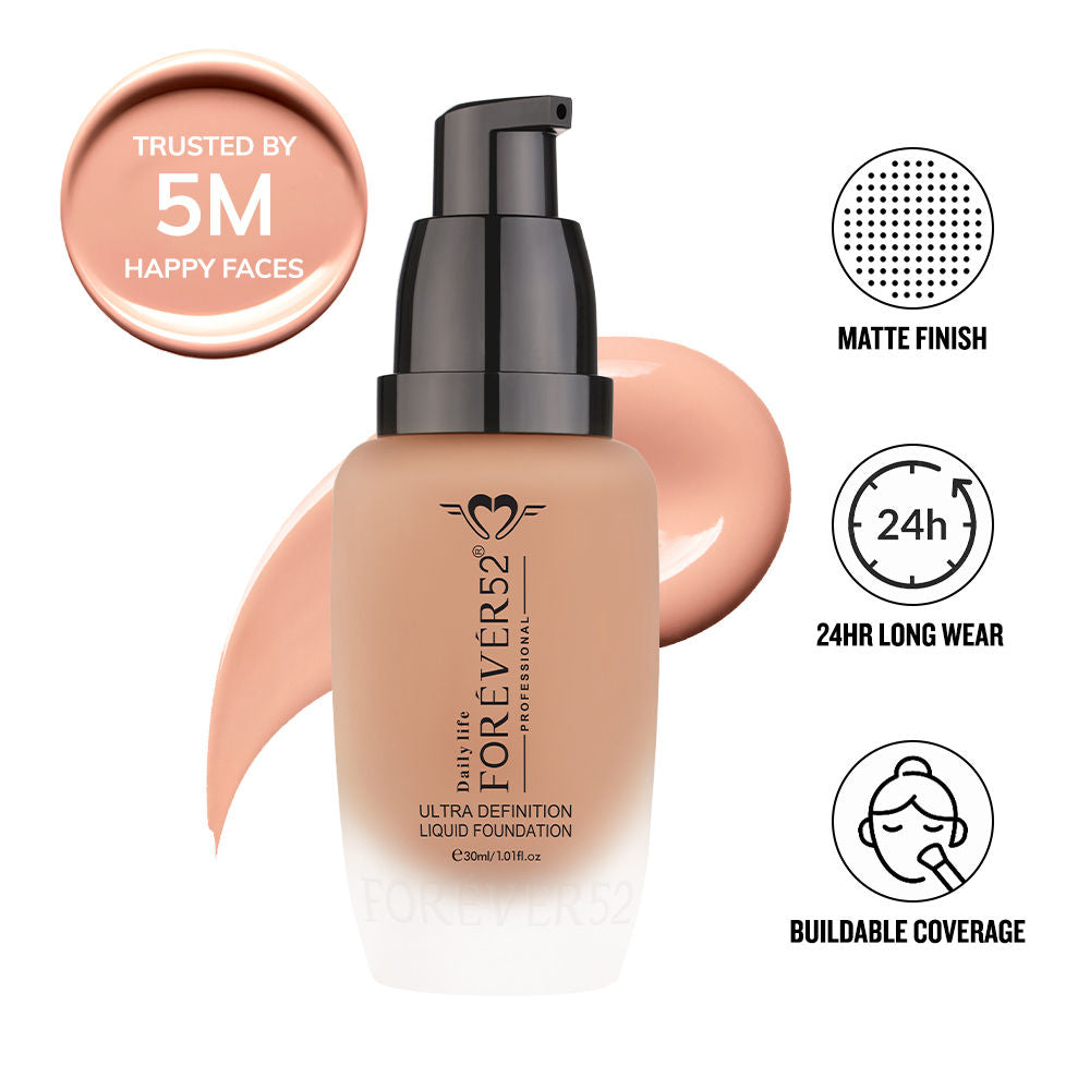 Daily Life Forever52 Ultra Definition Liquid Foundation - FLF014 Honey
(30ml)