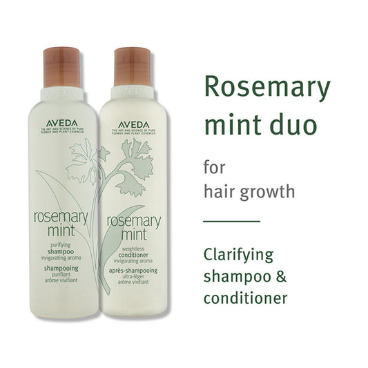 Aveda Rosemary Mint 2 Step Routine - Shampoo & Conditioner Combo
(500ml)