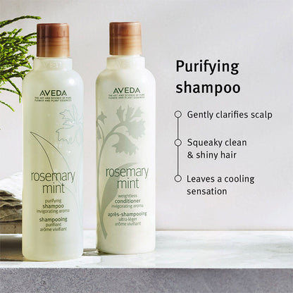 Aveda Rosemary Mint 2 Step Routine - Shampoo & Conditioner Combo
(500ml)