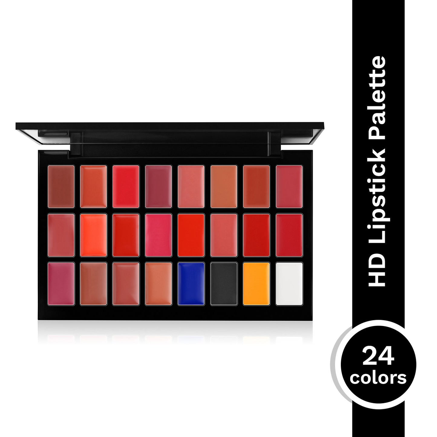 PAC Studio HD Lipstick Vault Palette X24 - Create 100+ Lip Shades, Intense Color Payoff, Lightweight
(33.6 g)