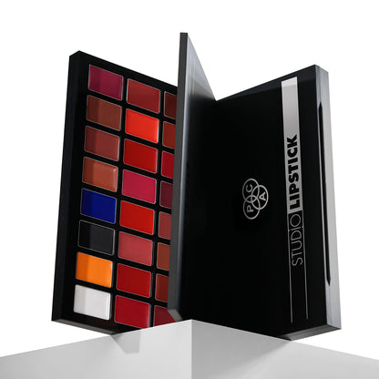 PAC Studio HD Lipstick Vault Palette X24 - Create 100+ Lip Shades, Intense Color Payoff, Lightweight
(33.6 g)