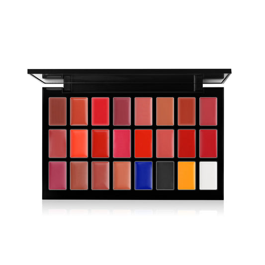 PAC Studio HD Lipstick Vault Palette X24 - Create 100+ Lip Shades, Intense Color Payoff, Lightweight
(33.6 g)