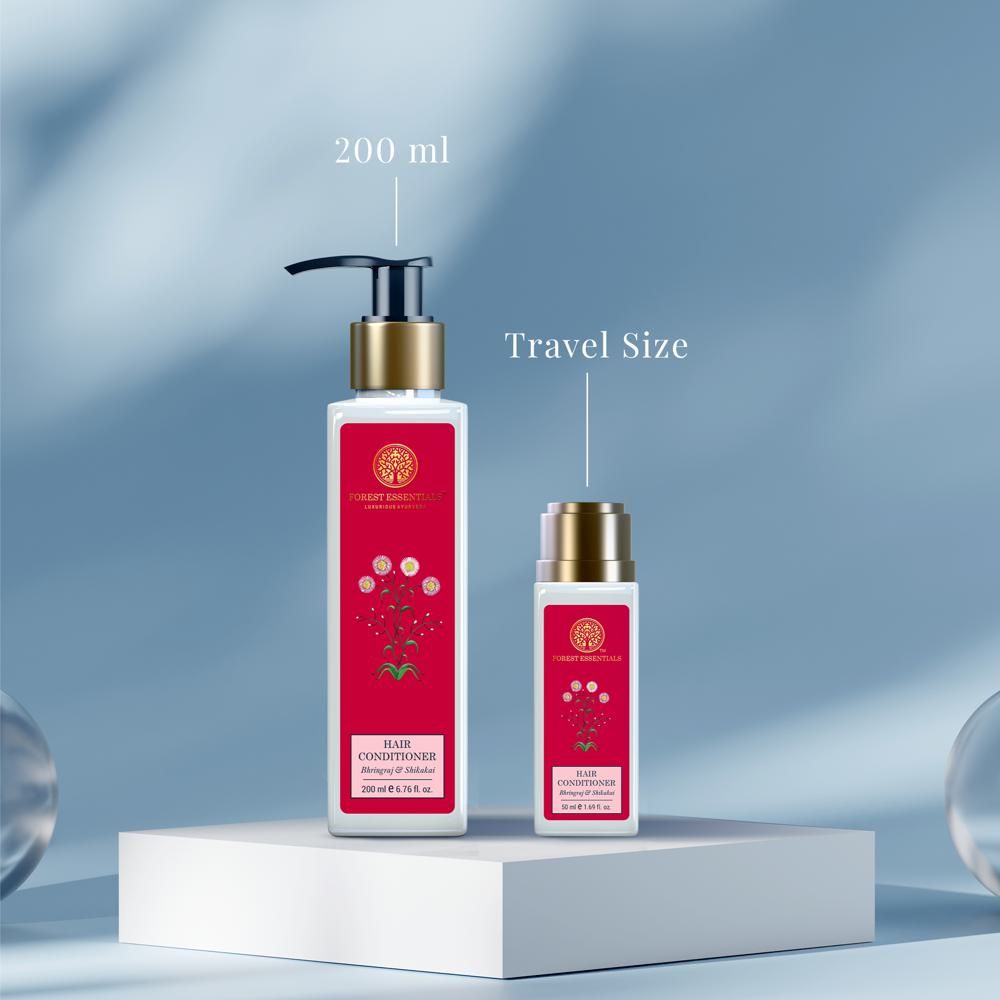 Forest Essentials Hair Conditioner Bhringraj & Shikakai - Ayurvedic, Natural - Sulphate Free
(200ml)