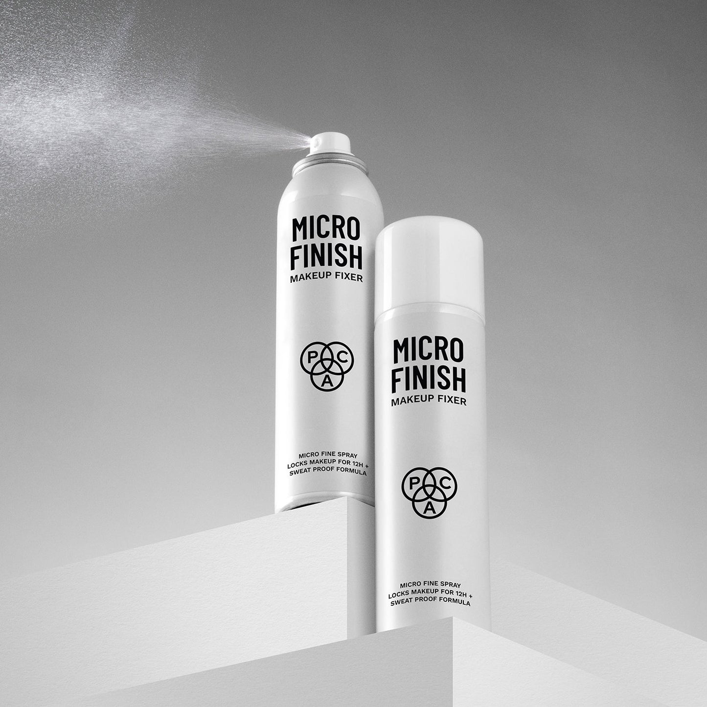 PAC Micro Finish Makeup Fixer Spray - Quick Drying Microfine Mist, Longlasting Sweatproof Formula
(120ml)