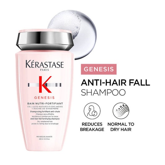 Kerastase Genesis Nutri-Fortifiant Anti-Hair Fall Shampoo For Normal To Dry Hair
(250ml)