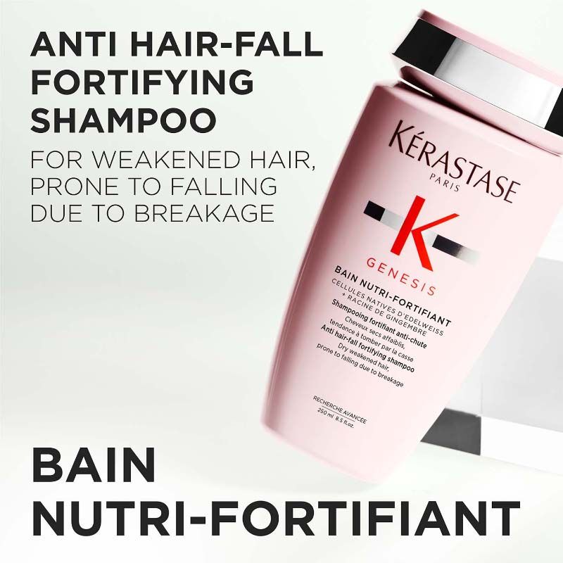 Kerastase Genesis Nutri-Fortifiant Anti-Hair Fall Shampoo For Normal To Dry Hair
(250ml)