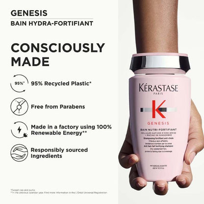 Kerastase Genesis Nutri-Fortifiant Anti-Hair Fall Shampoo For Normal To Dry Hair
(250ml)