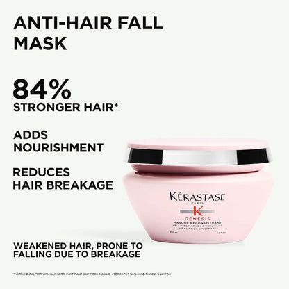 Kerastase Genesis Hair Mask For Medium To Thick Hair, Adds Strength & Reduces Hair Breakage
(200ml)