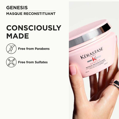 Kerastase Genesis Hair Mask For Medium To Thick Hair, Adds Strength & Reduces Hair Breakage
(200ml)