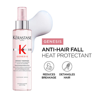 Kerastase Genesis Defense Heat Protection & Blow-Dry Hair Spray, Minimises Breakage
(150ml)