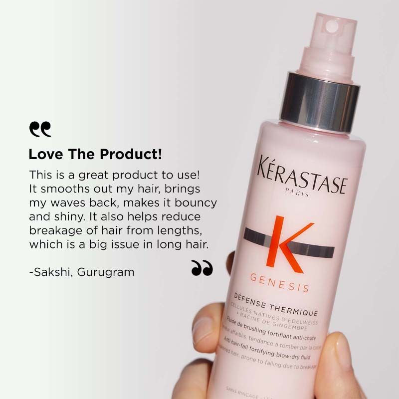 Kerastase Genesis Defense Heat Protection & Blow-Dry Hair Spray, Minimises Breakage
(150ml)